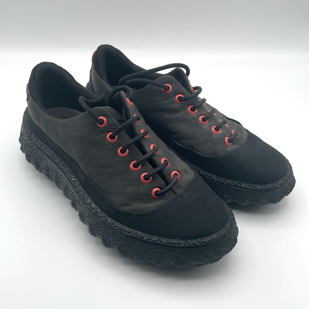 Camper - Ground Michelin Shoes - Black / Green - 39 Or Size 8